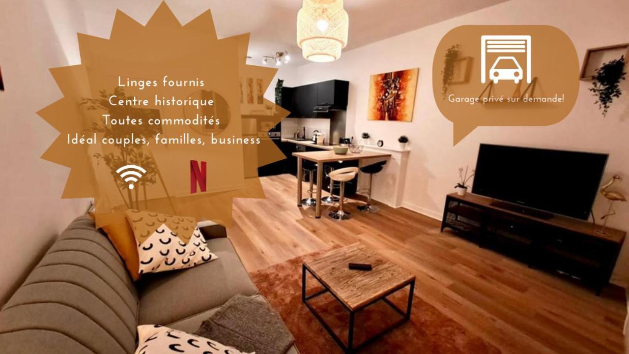 نيورْ Le Saint Jean , Centre Historique, Wifi, Tout Equipe, Ideal Famille, Business, Ou Simple Escapade المظهر الخارجي الصورة